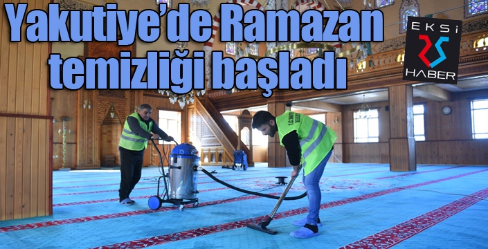 Yakutiye’de Ramazan temizliği başladı