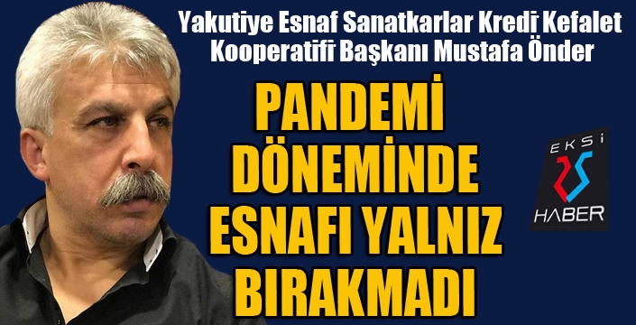 Yakutiye esnafından Başkan Önder'e destek teşekkürü...