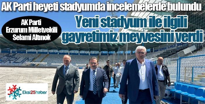 Yeni stadyum yapılıyor... Eski stadyum yenileniyor...