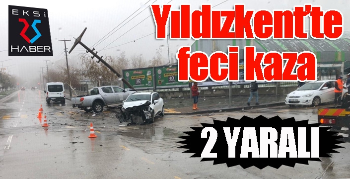 Yıldızkent'te feci kaza: 2 yaralı...